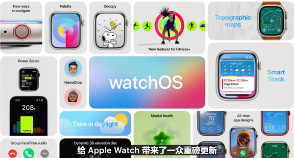 蘋(píng)果watchOS迎來(lái)大量重磅改動(dòng) 智能手表體驗將大變！