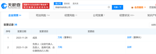 榮耀換帥完成工商登記：吳暉任董事長(cháng) 上市更進(jìn)一步！
