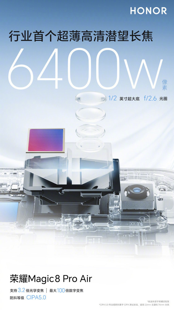 榮耀宣布Magic8 Pro Air實(shí)力見(jiàn)證官 是運動(dòng)員吳艷妮？