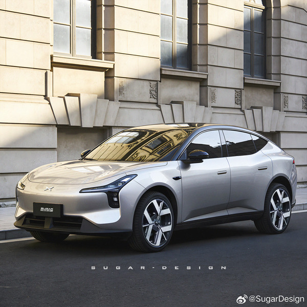 小鵬MONA轎跑SUV渲染圖