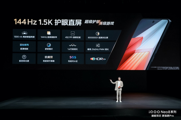 iQOO Neo8系列全面開(kāi)售 到手價(jià)2299元可享分期免息