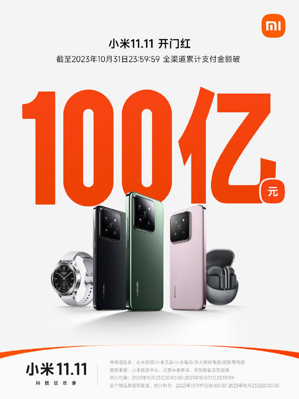 早報：vivo X100 Pro外觀(guān)公布 小米雙11迎來(lái)開(kāi)門(mén)紅