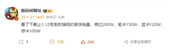 米華OV最新旗艦機激活量曝光 小米15系列已破200萬(wàn)