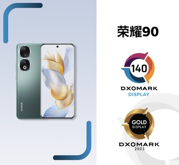 DXOMARK公布榮耀90屏幕得分 140分同價(jià)位機型第一
