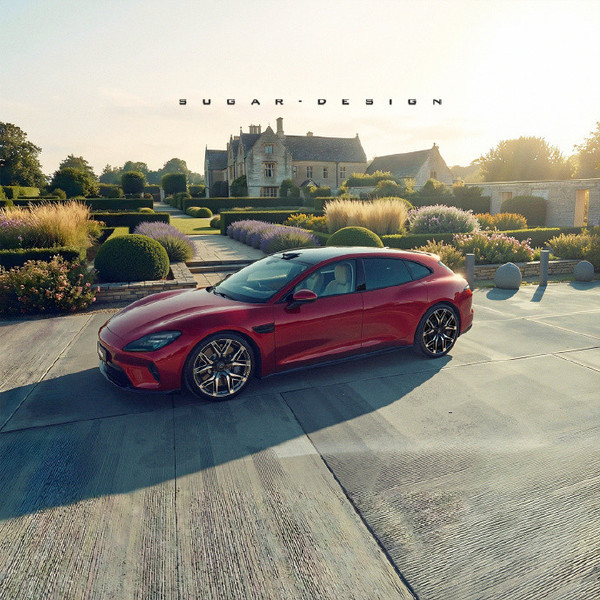 啟境首款汽車(chē)渲染圖曝光 配貫穿式尾燈 華為乾崑加持