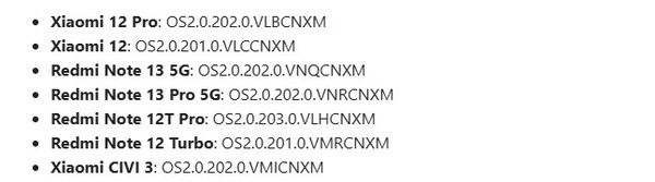 小米HyperOS 2.2第三批更新開(kāi)啟 紅米Note 13搶先升級