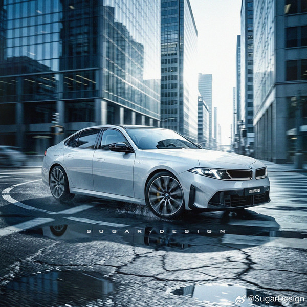 新一代寶馬3系外觀(guān)預覽 隱藏式門(mén)把手 這個(gè)顏值打幾分？